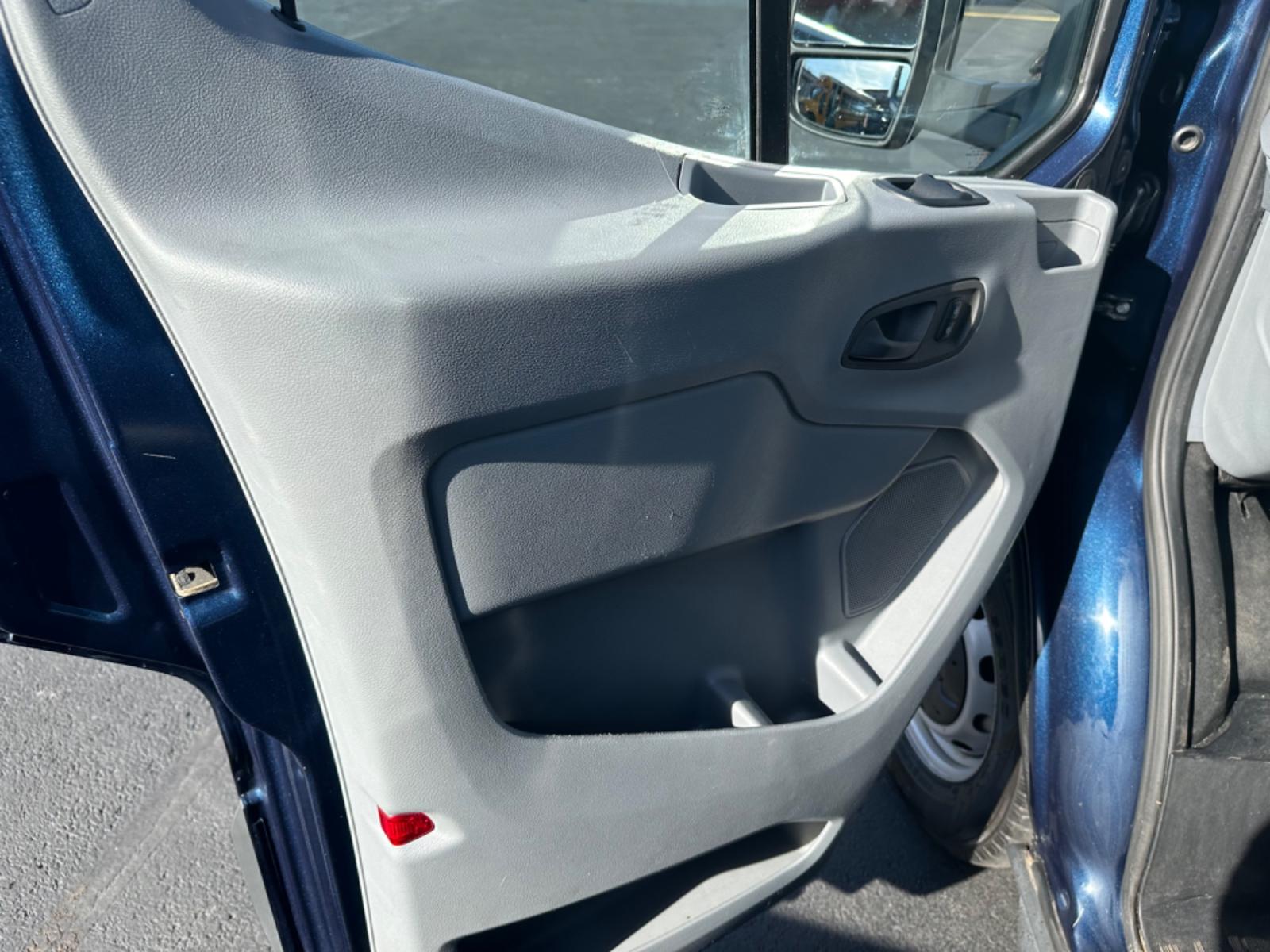 2018 Blue Ford Transit (1FTYR2CG2JK) , automatic transmission, located at 8464 Route 219, Brockway, PA, 15824, (814) 265-1330, 41.226871, -78.780518 - MUST SEE VAN...STOP AND CHECK OUT THIS 2018 FORD T250 CARGO VAN WITH BINS AND LADDER RACK. V6, AUTOMATIC, AIR CONDITION AND MORE. SERVICED AND READY TO GO. - Photo #3